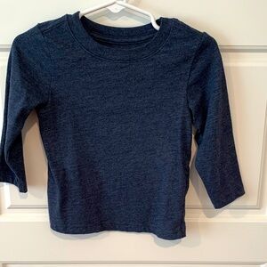 Cat & Jack Dark Blue Long Sleeve Tee